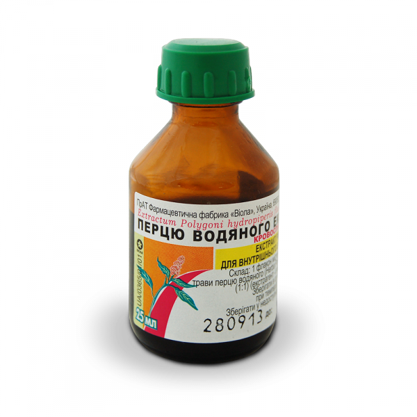 ПЕРЕЦЬ ВОДЯНИЙ екстракт рідкий 25мл ПЕРЕЦЬ ВОДЯНИЙ екстракт рідкий 25мл