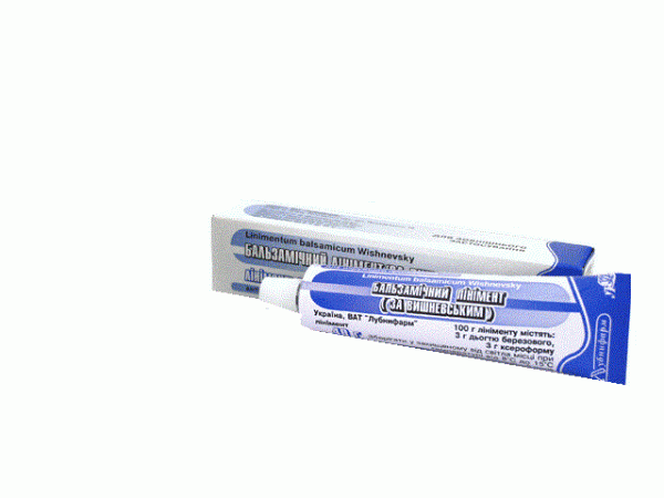 БАЛЬЗАМИЧЕСКИЙ ЛИНИМЕНТ (ПО ВИШНЕВСКОМУ) туба 40 г БАЛЬЗАМИЧЕСКИЙ ЛИНИМЕНТ (ПО ВИШНЕВСКОМУ) туба 40 г