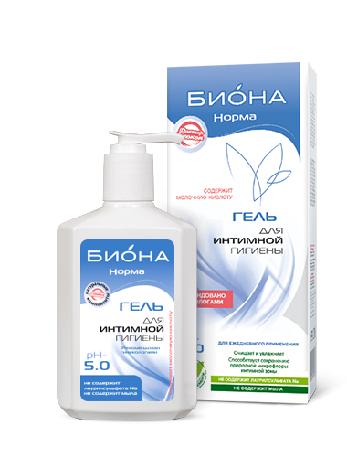 ГЕЛЬ ДЛЯ ИНТИМНОЙ ГИГИЕНЫ «БИОНА-норма» «ДОКТОР БИОКОН» 275 г ГЕЛЬ ДЛЯ ИНТИМНОЙ ГИГИЕНЫ «БИОНА-норма» «ДОКТОР БИОКОН» 275 г