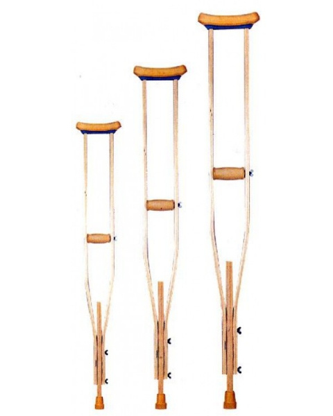 КОСТЫЛЬ ДЕРЕВЯННЫЙ ПОДМЫШЕЧНЫЙ ПОДРОСТКОВЫЙ №2