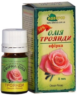МАСЛО рослинне ефірне 10% 5мл троянди