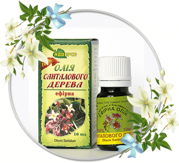 МАСЛО РАСТИТЕЛЬНОЕ ЭФИРНОЕ 10 мл, санталовое
