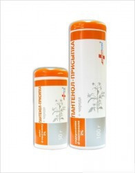 ПРИСЫПКА КОСМЕТИЧЕСКАЯ С D-ПАНТЕНОЛОМ 100 г, с чередой