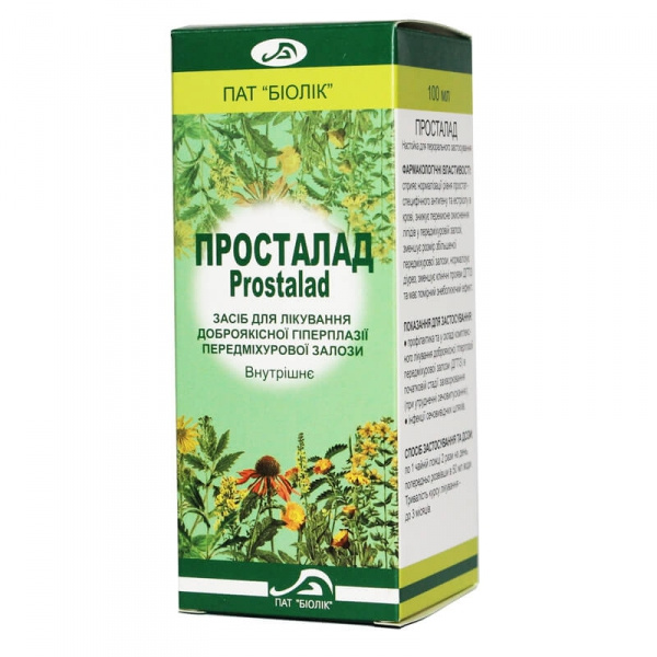 ПРОСТАЛАД настоянка для перорального застосування 100мл