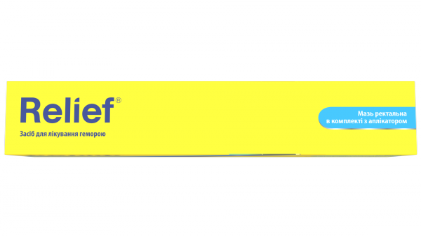 РЕЛІФ мазь ректальна туба 28,4г РЕЛІФ мазь ректальна туба 28,4г