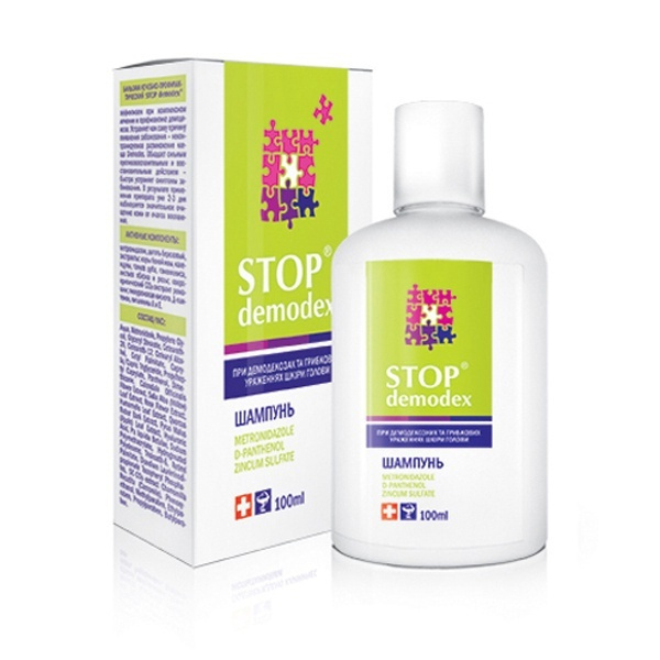СТОП ДЕМОДЕКС STOP DEMODEX ШАМПУНЬ 100 мл