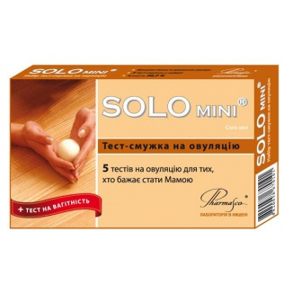 ТЕСТ-ПОЛОСКА ДЛЯ ОПРЕДЕЛЕНИЯ ОВУЛЯЦИИ SOLO mini ONE-STEP LH TEST №5
