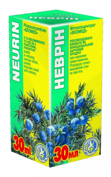 ФІТОКОНЦЕНТРАТ ЕКОМЕД НЕВРІН 30мл