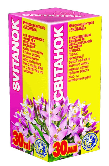 ФИТОКОНЦЕНТРАТ «ЭКОМЕД» «СВИТАНОК» фл. 30 мл