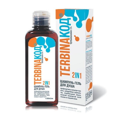ШАМПУНЬ-ГЕЛЬ ДЛЯ ДУША «ТЕРБИНАКОД» 200 мл