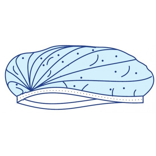 ШАПОЧКА БЕРЕТ МЕДИЦИНСКАЯ «СЛАВНА» спанбонд, н/стер. №100