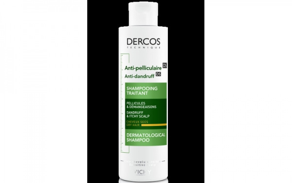 ВІШІ Деркос шампунь посиленої дії проти перхоті для сухого волосся 200мл ВІШІ Деркос шампунь посиленої дії проти перхоті для сухого волосся 200мл