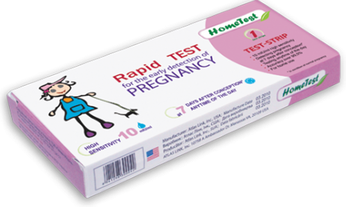 ТЕСТ ДЛЯ РАННЕЙ ДИАГНОСТИКИ БЕРЕМЕННОСТИ (В МОЧЕ) HOMETEST HCG110, полоска 3 мм №1