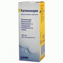 КАТИОНОРМ «CATIONORM» капли глазные эмульсия 10мл