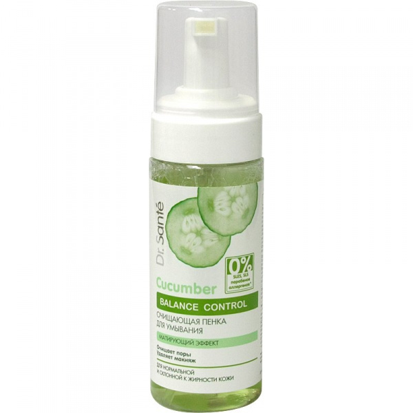 ПЕНКА ДЛЯ УМЫВАНИЯ ОЧИЩАЮЩАЯ «Dr.SANTE CUCUMBER» 150 мл ПЕНКА ДЛЯ УМЫВАНИЯ ОЧИЩАЮЩАЯ «Dr.SANTE CUCUMBER» 150 мл