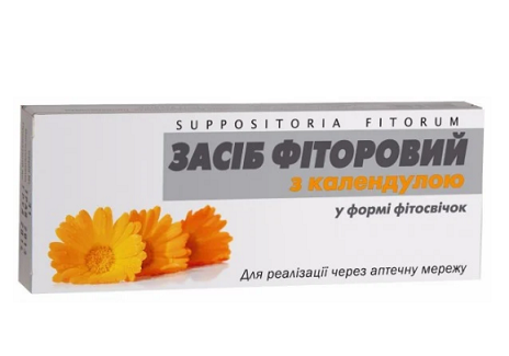 ФИТОСВЕЧИ «ФИТОРОВЫЕ» с календулой №10