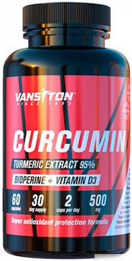 КУРКУМИН С БИОПЕРИНОМ капс. 500 мг №60