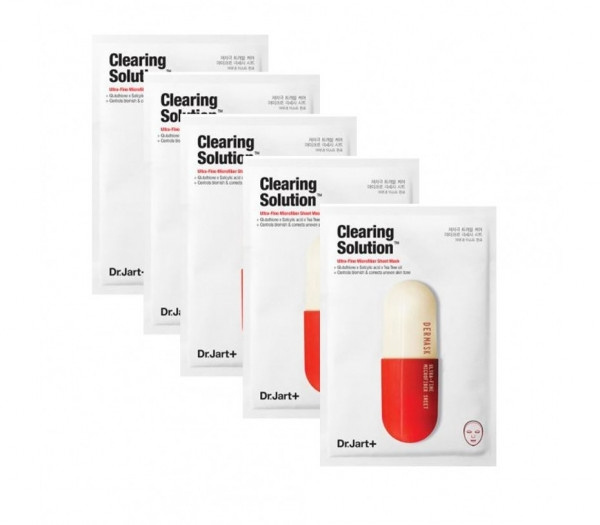 ДОКТОР ДЖАРТ Очищающая маска для лица с салициловой кислотой 27г 5шт. ДОКТОР ДЖАРТ Очищающая маска для лица с салициловой кислотой 27г 5шт.