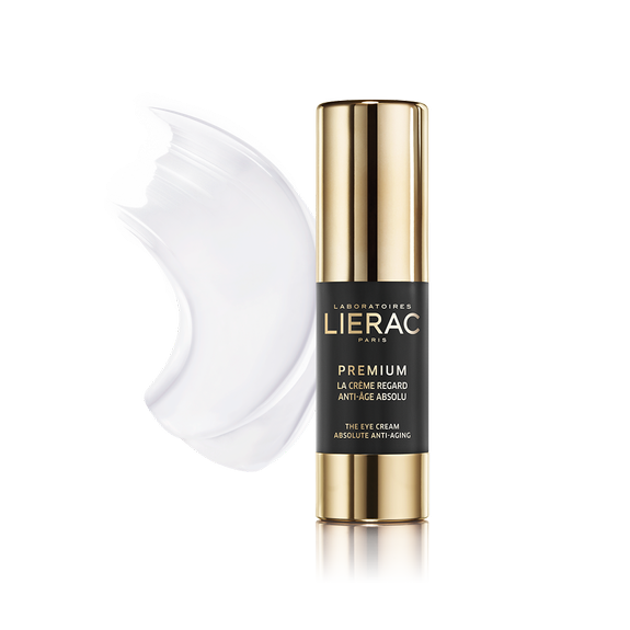 ЛІЕРАК Преміум шовковистий крем 50мл + Преміум крем для контуру очей 15мл + косметичка набір