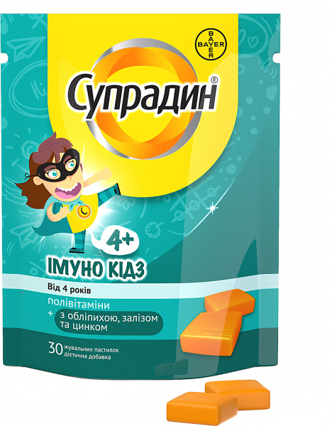 СУПРАДИН ИММУНО КИДЗ пастилки жев. №60 СУПРАДИН ИММУНО КИДЗ пастилки жев. №60