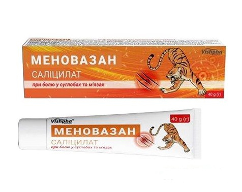 МЕНОВАЗАН САЛИЦИЛАТ крем туба 40г