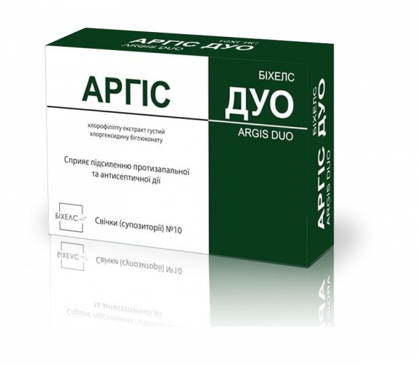 АРГИС ДУО суппозитории 1,4г №10
