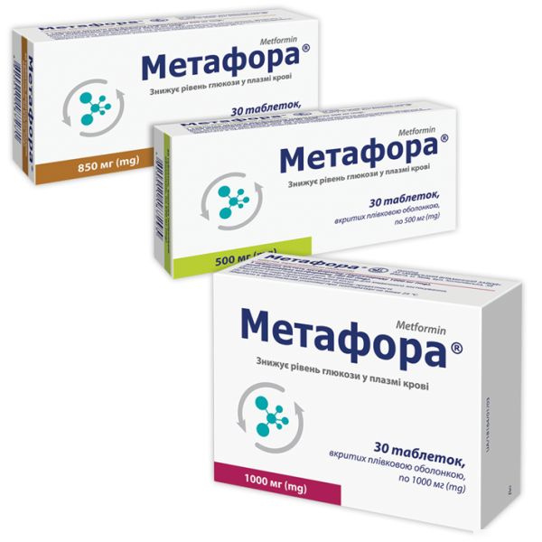 МЕТАФОРА табл. 850 мг №60