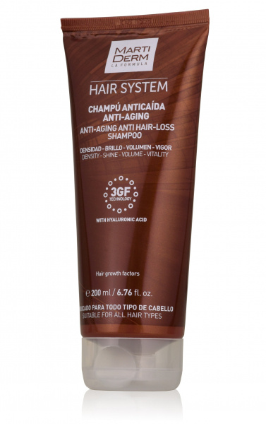 МАРТИДЕРМ Шампунь против выпадения волос антивозрастной 200мл МАРТИДЕРМ Шампунь против выпадения волос антивозрастной 200мл