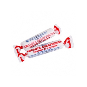 КИСЛОТА АСКОРБИНОВАЯ С САХАРОМ табл. 0,025 г в этикете №10