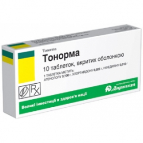 ТОНОРМА табл. п/о контурн. ячейк. уп. №10