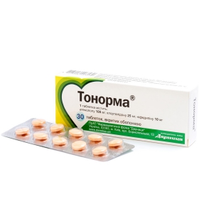 ТОНОРМА табл. п/о контурн. ячейк. уп. №30