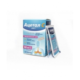 АЦЕТАЛ C порошок д/оральн. р-ра 600 мг пакет 3 г №10