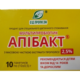 АПИБАКТ 2,5% пакет 10 г №1 мультипробиотик