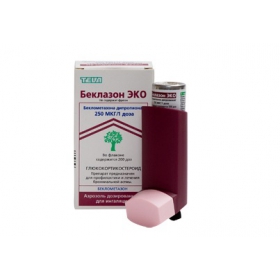 БЕКЛАЗОН-ЭКО аэрозоль для ингаляций 100 мкг/доза баллончик 200 доз, с инг. устр.
