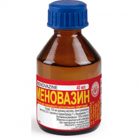 МЕНОВАЗИН р-р спирт. д/наруж. применения фл. стекл. 40 мл