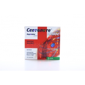 СЕПТОЛЕТЕ ПЛЮС МЕНТОЛ пастилки блистер №18