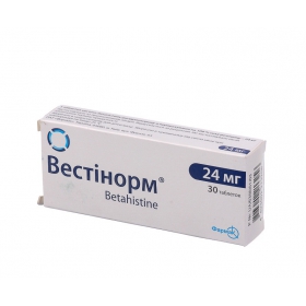 ВЕСТИНОРМ табл. 24 мг блистер №30