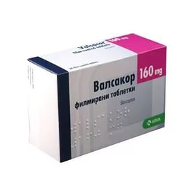 ВАЛЬСАКОР табл. в/о 160мг №84