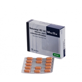 ВАЛЬСАКОР HD 160 табл. в/о 160мг+25мг №84