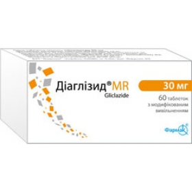 ДІАГЛІЗИД MR табл. з модифікованим вивільненням 30мг №60