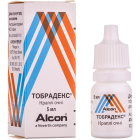 ТОБРАДЕКС капли глазные фл.-капельн. Дроп-Тейнер 5 мл
