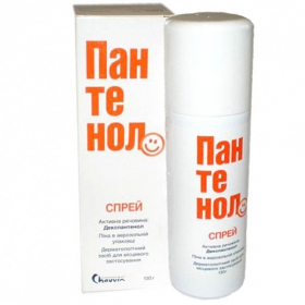 ПАНТЕНОЛ СПРЕЙ пена накожная контейнер под давлением 130 г