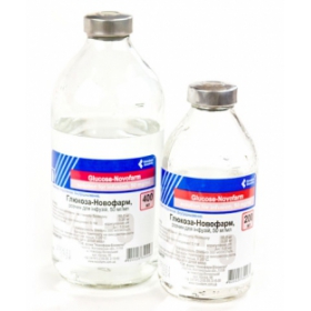 ГЛЮКОЗА-НОВОФАРМ р-р д/инф. 50 мг/мл бутылка 200 мл