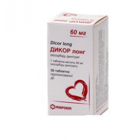 ДИКОР ЛОНГ табл. пролонг. дейст. 60 мг банка №50