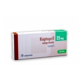КАПТОПРИЛ табл. 25 мг блистер №20