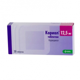 КОРИОЛ табл. 12,5 мг №28