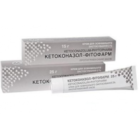 КЕТОКОНАЗОЛ-ФИТОФАРМ крем д/наруж. применения 2 % туба 25 г