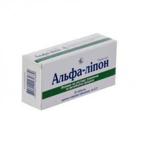 АЛЬФА-ЛІПОН табл. в/о 300мг №30
