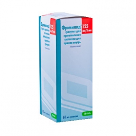 ФРОМИЛИД гран. д/орал. суспензия 125 мг/5 мл фл., 60 мл