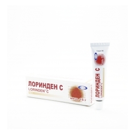 ЛОРИНДЕН С мазь туба 15 г